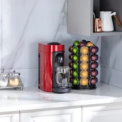 For Nespresso Vertuo Pod Holder Carousel Vertuoline With Central Additional Pods Storage (Carousel-50+ Pods) -KitchenAid Shop 51E5QOdeZwL