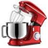 8.5QT Stand Mixer, 660W 6+P Speed Tilt-Head, Electric Kitchen Mixer With Dishwasher-Safe Dough Hook, Beater, Wire Whip & Pouring Shield (8.5 QT, Red) -KitchenAid Shop 51EAdMUnGkL