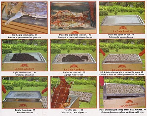 Bene Casa Caja China Style Aluminum Roaster 100 Lb 5 Bene Casa Caja China Style Aluminum Roaster 100 Lb - Image 3