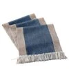 Heavy Rustic Table Runner With Fringe Blue Table Runner For Dining Room Linen Table Runner Living Room Boho Table Runner Farmhouse Style Washable Wide 15 X 71 Inch, Blue -KitchenAid Shop 51EPJQtkvDL