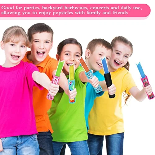 Ice Cream Bar Insulator Sleeves Reusable Freezer Pop Holders Antifreezing Sleeves Ice Cream Bar Holder Bags Multi Pattern Ice Cream Bar Bag For Kids (Cute Pattern,16 Pieces) 7 Ice Cream Bar Insulator Sleeves Reusable Freezer Pop Holders Antifreezing Sleeves Ice Cream Bar Holder Bags Multi Pattern Ice Cream Bar Bag For Kids (Cute Pattern,16 Pieces) - Image 5