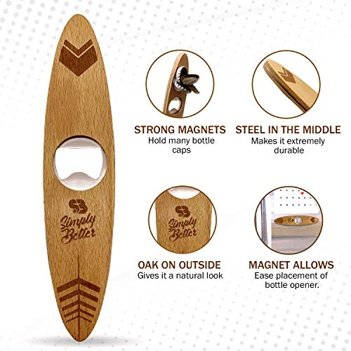 Magnetic Bottle Opener, Designed To Automatically Catch A Bottle Cap 6 Magnetic Bottle Opener, Designed To Automatically Catch A Bottle Cap - Image 4