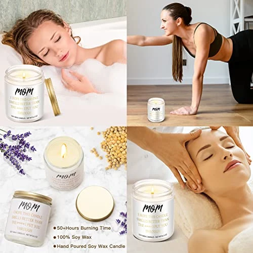 Mothers Day Gifts,Gifts For Mom From Daughter, Mom Gifts, Best Mom Ever Coffee Mug Set With Lavender Candles, Keychain, Christmas, Birthday Gifts For Mom, Wife, Women, Pregnant Mom 5 Mothers Day Gifts,Gifts For Mom From Daughter, Mom Gifts, Best Mom Ever Coffee Mug Set With Lavender Candles, Keychain, Christmas, Birthday Gifts For Mom, Wife, Women, Pregnant Mom - Image 3