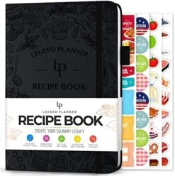 Recipe Book – Blank Family Cookbook To Write In Your Own Recipes – Empty Cooking Journal – Personalized Cooking Notebook, Hardcover, A5, 58 Recipes In Total (Dark Teal) -KitchenAid Shop 51Ek2RclJLL. AC
