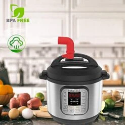 LONAGE Steam Diverter Accessory For Pressure Cooker, Food-Safe Silicone, Steam Release Accessory For Instant Pot Duo/Duo Plus/Ultra/Smart Models, 360° Rotating Design To Redirect Steam (Red) -KitchenAid Shop 51ErsEhQbFL
