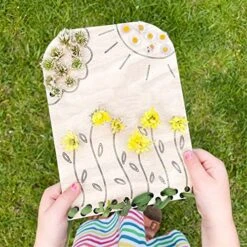 CANAFA Wooden Flower Rack Children's Outdoor Exploration Of Nature In Spring Hunting Game Baby Parent Child Interactive Toys Fraction Magnets -KitchenAid Shop 51EuOmla6BL 1