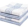 Set Of 4 Monaco Relaxed Casual Slubbed Kitchen Towel | 100% Cotton Dish Towel, 18 X 28 Inches | Soft And Absorbent Farmhouse Kitchen Towel | Set Of 4 (Blue) 1 Set Of 4 Monaco Relaxed Casual Slubbed Kitchen Towel | 100% Cotton Dish Towel, 18 X 28 Inches | Soft And Absorbent Farmhouse Kitchen Towel | Set Of 4 (Blue) -KitchenAid Shop 51Ewk8jtqOL