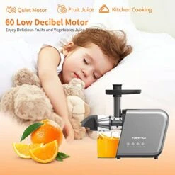 Juicer Machines Celery Carrot Kale Ginger Slow Masticating Cold Press Juicer Vegetables And Fruits Juice Extractor, Easy To Clean Juicer 2 Speed Mode BPA-Free,Reverse Function,High Yield For Home Use -KitchenAid Shop 51FCfwSsMCL