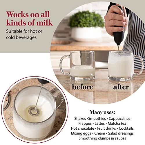 Lick N Blend Handheld, Mini Electric Drink Mixer, Foamer & Frother For Protein Shakes, Coffee, Lattes 7 Lick N Blend Handheld, Mini Electric Drink Mixer, Foamer & Frother For Protein Shakes, Coffee, Lattes - Image 5