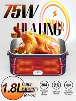 Electric Lunch Box + Extra SS Tray*1 (with Airtight Lid) -KitchenAid Shop 51G3XLe1ApL