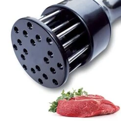 WSZDA 2PcsMeat Tenderizer Tool With Ultra Sharp Stainless Steel Needle Blades, Kitchen Tool For Tenderizing And Cooking BBQ, Marinade, Steak -KitchenAid Shop 51GEuGMAcJL