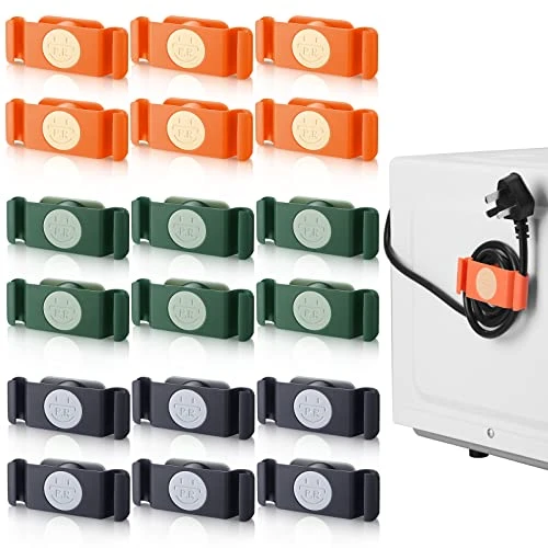 18 Pcs Cord Organizer For Kitchen Appliances, Rotatable Cord Holder Appliance Cord Organizer Stick On Cord Keeper Rubber Cord Wrapper For Appliances Power Cords, Air Fryers Toasters Cables And Wires 3 18 Pcs Cord Organizer For Kitchen Appliances, Rotatable Cord Holder Appliance Cord Organizer Stick On Cord Keeper Rubber Cord Wrapper For Appliances Power Cords, Air Fryers Toasters Cables And Wires