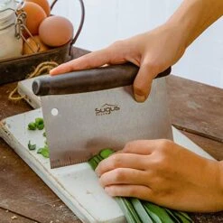 (6.3 X 3.9 X 1.3) Inch Premium 304 Stainless Steel Bench Scraper For Baking/Bench Chopper SUGUS HOUSE, Quick & Easy Multi-purpose Dough Scraper, Dough Cutter & Pastry Scraper -KitchenAid Shop 51GIrioJedL