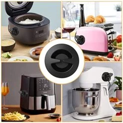 Cord Organizer For Kitchen Appliances, 4Pack Upgraded,Cord Organizer, Appliance Cord Organizer Stick On, Toaster, Coffee-Maker, Pressure-Cooker And Air-Fryer(black/white) -KitchenAid Shop 51GJhWhFGrL