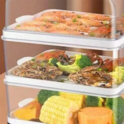 Tg Stock Pot Electric Cooker Household Multi-Function Three Layer Large Capacity Full-Automatic Cooking Integrated Vegetable Steaming Machine Breakfast Machine -KitchenAid Shop 51GUfm9aMHL 2