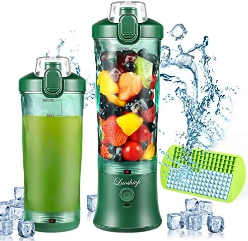 Portable Blender,22 Oz Mini Blender For Shakes And Smoothies,Personal Blender With Rechargeable USB,Fruit,Smoothie,Baby Food Mixing Machine Blender With 6 Blades ,for Home,Kitchen,Travel ,Sports (black) 9 Portable Blender,22 Oz Mini Blender For Shakes And Smoothies,Personal Blender With Rechargeable USB,Fruit,Smoothie,Baby Food Mixing Machine Blender With 6 Blades ,for Home,Kitchen,Travel ,Sports (black) - Image 7