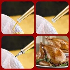 JY COOKMENT Turkey Baster With Barbecue Basting Brush, Baster Syringe For Home Baking And Roaster Turkey, Include Detachable Food Grade Silicone Bulb, Meat Injector Needle And Cleaning Brush (2 Packs) 11 JY COOKMENT Turkey Baster With Barbecue Basting Brush, Baster Syringe For Home Baking And Roaster Turkey, Include Detachable Food Grade Silicone Bulb, Meat Injector Needle And Cleaning Brush (2 Packs) -KitchenAid Shop 51GbgtcAkoL