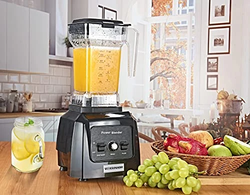 VITASUNHOW Professional Blenders With 1300-Watt Motor & 11 Speeds Control, High Speed Blender For Puree, Ice Crush, Shakes And Smoothies,Black 4 VITASUNHOW Professional Blenders With 1300-Watt Motor & 11 Speeds Control, High Speed Blender For Puree, Ice Crush, Shakes And Smoothies,Black - Image 2