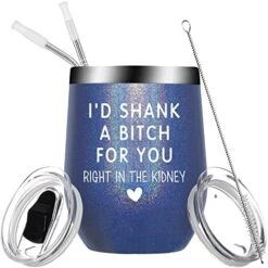 Best Friend Funny Gifts For Women, Friendship Gifts Birthday Gifts For Friends Female, Women, Sister Gifts From Sister, BFF Gifts For Women, Unique Personalized Gifts For Friends, Her - Wine Tumbler -KitchenAid Shop 51GktYWzuiL. AC