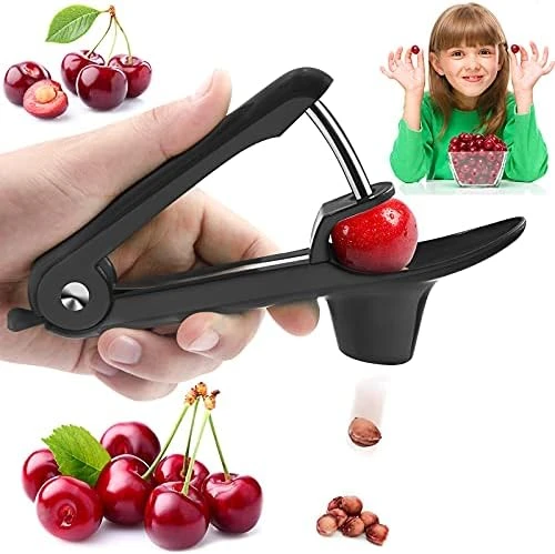 Cherry Pitter, Olive Pitter Tool, Cherry Pitter Tool Remover, Fruit Pit Core Remover With Space-Saving Lock Design For Make Fresh Cherry Dishes And Cocktail Cherries 7 Cherry Pitter, Olive Pitter Tool, Cherry Pitter Tool Remover, Fruit Pit Core Remover With Space-Saving Lock Design For Make Fresh Cherry Dishes And Cocktail Cherries - Image 5