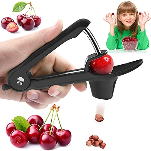 Cherry Pitter, Olive Pitter Tool, Cherry Pitter Tool Remover, Fruit Pit Core Remover With Space-Saving Lock Design For Make Fresh Cherry Dishes And Cocktail Cherries 3 Cherry Pitter, Olive Pitter Tool, Cherry Pitter Tool Remover, Fruit Pit Core Remover With Space-Saving Lock Design For Make Fresh Cherry Dishes And Cocktail Cherries