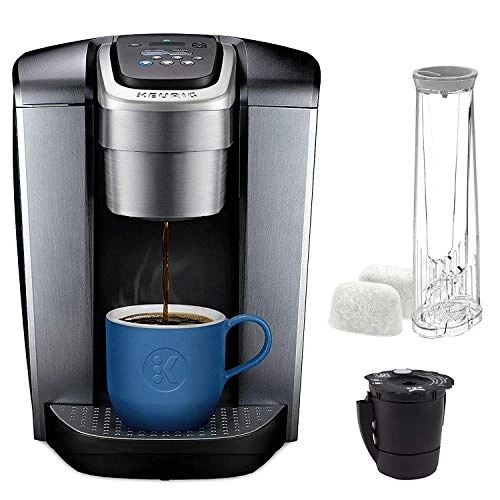 Keurig® C K-Elite Maker, Single Serve K-Cup Pod Brewer, With Iced Coffee Capability, Brushed Silver Plus Extra Filter Included, 75oz 3 Keurig® C K-Elite Maker, Single Serve K-Cup Pod Brewer, With Iced Coffee Capability, Brushed Silver Plus Extra Filter Included, 75oz