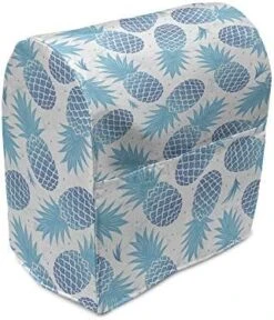 Ambesonne Green Stand Mixer Cover, Retro Style Themed Pattern With Little White Polka Dots Pastel, Kitchen Appliance Organizer Bag Cover With Pockets, 6-8 Quarts, Mint Green White -KitchenAid Shop 51GwEEmM36L. AC