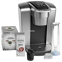 Keurig® Fil K-Elite C Single Serve Coffee Maker (Brushed Silver) With 15, Water Filter, And My K-Cup, 2