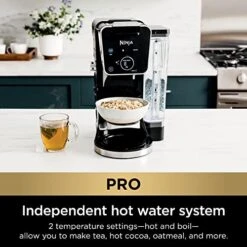 Ninja CFP307 DualBrew Pro Specialty Coffee System, Single-Serve, Compatible With K-Cups & 12-Cup Drip Coffee Maker, With Permanent Filter, Black -KitchenAid Shop 51H8MCUoW4L