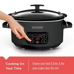 Black & Decker 7-Quart Digital Slow Cooker With Chalkboard Surface, Slate, SCD4007 -KitchenAid Shop 51HDvciojLL