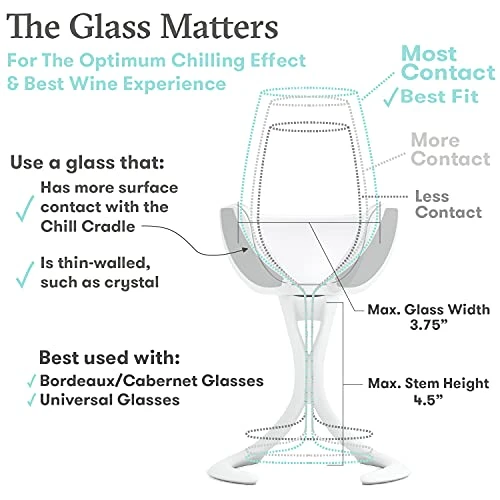 VoChill Stemmed Wine Chiller & Stemless Wine Chiller Bundle 5 VoChill Stemmed Wine Chiller & Stemless Wine Chiller Bundle - Image 3