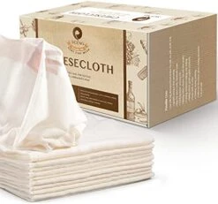 Heesecloth, Grade 90, 54 Sq Feet, 100% Unbleached Cotton Fabric, Ultra Fine Reusable Cheesecloth For Cooking, Straining (Grade 90-6Yards) -KitchenAid Shop 51HQV2jm3L. AC