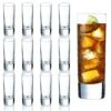 Clear Heavy Base Shot Glasses 12 Pack, 2 Oz Tall Glass Set For Whiskey, Tequila, Vodka -KitchenAid Shop 51I0IMuEDeL
