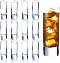 Clear Heavy Base Shot Glasses 12 Pack, 2 Oz Tall Glass Set For Whiskey, Tequila, Vodka 15 Clear Heavy Base Shot Glasses 12 Pack, 2 Oz Tall Glass Set For Whiskey, Tequila, Vodka -KitchenAid Shop 51I0IMuEDeL. AC