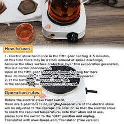 Electric Mini Stove Single Electric Flat Cast Iron Heating Plate Burner 500W Mini Stove Hot Plate Multifunctional Home Heater (US) -KitchenAid Shop 51I5dx4Z7XL