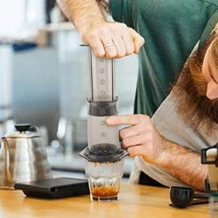 Coffee Maker Kit Mini Manual Burr Coffee Grinder With Filter Paper Portable Espresso Making Set Great For Commuter, Camping, Outdoors And Office -KitchenAid Shop 51I8PG3gI3L