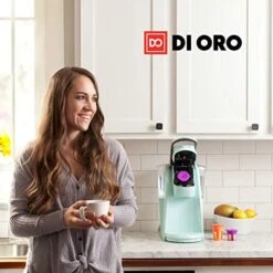 DI ORO MaxBrew Keurig Reusable K Cup Coffee Filter – For Keurig 1.0 And 2.0 Coffee Brewers - 24K Gold Small Refillable Coffee Filter - Fits K200, K300/K350/K360, K450/K460, K500/K550/K560 (Purple) -KitchenAid Shop 51IA12cSToL