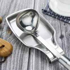 2 Pack 304 Stainless Steel Spoon Rest, MSY BIGSUNNY Stainless Steel Utensil Spoon Rest Holder For Cooking, Spatula Ladle Holder, Oversized -KitchenAid Shop 51IAfJVZMYL
