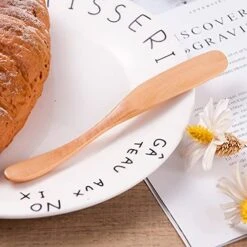 Wooden Butter Knife Cheese Spreader 6.5", Set Of 6, Restaurant Grade 13 Wooden Butter Knife Cheese Spreader 6.5", Set Of 6, Restaurant Grade -KitchenAid Shop 51IBc4iAFlL