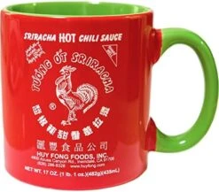 Large Sriracha Hot Sauce Red And Green Ceramic Mug 12 Large Sriracha Hot Sauce Red And Green Ceramic Mug -KitchenAid Shop 51IBqo uCRL. AC