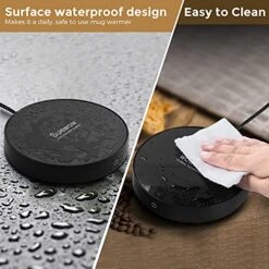 Coffee Mug Warmer And Smart Cup Warmer,Mug Warmer For Desk,Electric Beverage Warmer With 3 Temperature Settings With Auto On/Off, Auto Power-Off Protection, Candle Wax Cup Warmer Heating Plate -KitchenAid Shop 51IEWyoQ8fL