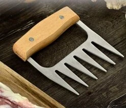 Q Meat Claws Best For Pulled Pork - Sturdy Wood Handle And Stainless Steel Barbeque Shredder Tool 9 Q Meat Claws Best For Pulled Pork - Sturdy Wood Handle And Stainless Steel Barbeque Shredder Tool -KitchenAid Shop 51IHVMRgdjL