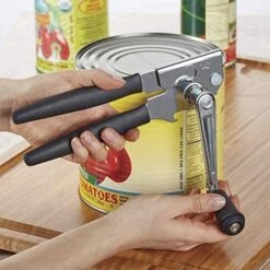 Commercial Can Opener Manual Heavy Duty - Easy To Use With Comfortable Easy Crank Handle - Swing Grip Design, Hand Can Opener, Includes Built In Bottle Opener -KitchenAid Shop 51IOYJXR7jL