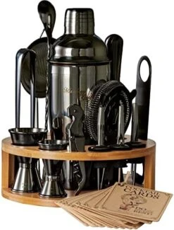 Bartender Kit - 15 Piece Set Including Cocktail Shaker And Bar Accessories, Perfect For Drink Mixing At Home, Plus Exclusive Recipe Cards -KitchenAid Shop 51Id2oNQfJL. AC