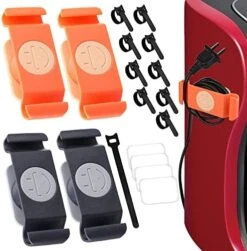 8 Pack Cord Organizer For Appliances, Cord Hider Holder Kit, Self Adhesive Cord Hold Cord Organizer For Mixer, Coffee Maker Etc. Keep Your Kitchen Appliances Cord Tidy (Blue & Green & Orange) -KitchenAid Shop 51Ie5ud2bxL. AC