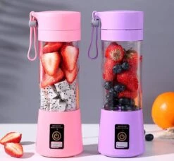 Juicer Smoothie Makers Modern, Portable Mini Juicers Modern, And Easy To Use Multifunctional Personal Juicer Machines With USB Rechargeable, For, Travel, Office, Gym (Color : E, Size : 4knife) -KitchenAid Shop 51Iupe3or3L