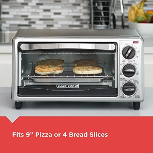 Black & Decker 4-Slice Convection Oven, Stainless Steel, Curved Interior Fits A 9 Inch Pizza, TO1313SBD 5 Black & Decker 4-Slice Convection Oven, Stainless Steel, Curved Interior Fits A 9 Inch Pizza, TO1313SBD - Image 3