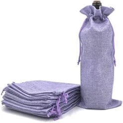10Pcs Burlap Wine Gift Bags, Jute Wine Bottle Covers With Drawstrings, Champagne Wine Bottle Bags For Wedding, Christmas, Birthday, Blind Tastings, Home Storage (Mixed Color) 26 10Pcs Burlap Wine Gift Bags, Jute Wine Bottle Covers With Drawstrings, Champagne Wine Bottle Bags For Wedding, Christmas, Birthday, Blind Tastings, Home Storage (Mixed Color) -KitchenAid Shop 51J qFeBZL. AC