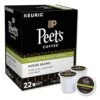 Peet's Coffee & Tea Single-Serve Coffee K-Cup Pods, Decaffeinated, House Blend, Carton Of 22