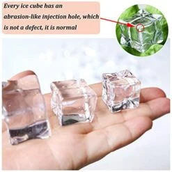100 Pcs 20mm Clear Fake Ice Cubes,Square Acrylic Crystal Fake Ice Cubes Display For Home Decoration Wedding Centerpiece Vase Fillers,Photography Props And Kitchen Decoration -KitchenAid Shop 51JLwsVysUS